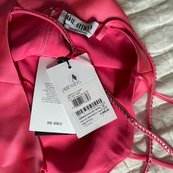 NWT The Attico Mini abito “Fujiko” dress - Picture 6 of 8